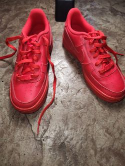 Red Air Force 1 US Size 5
