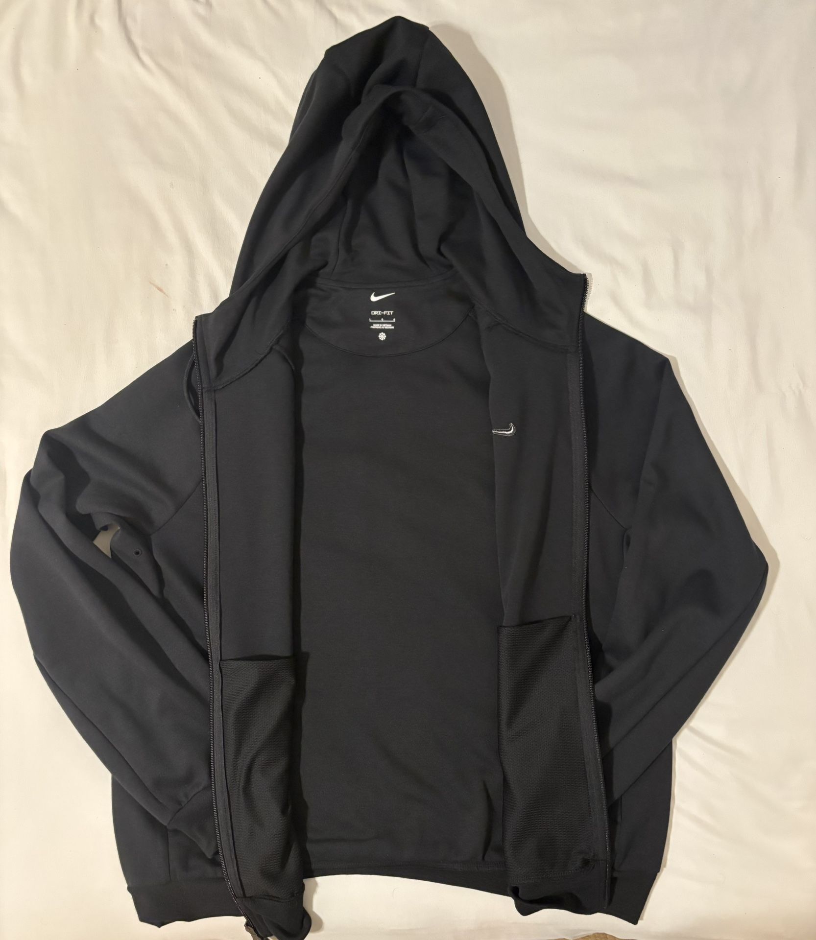Large Nike Primary Fleece Men's Dri-FIT UV Full-Zip Performance Hoodie