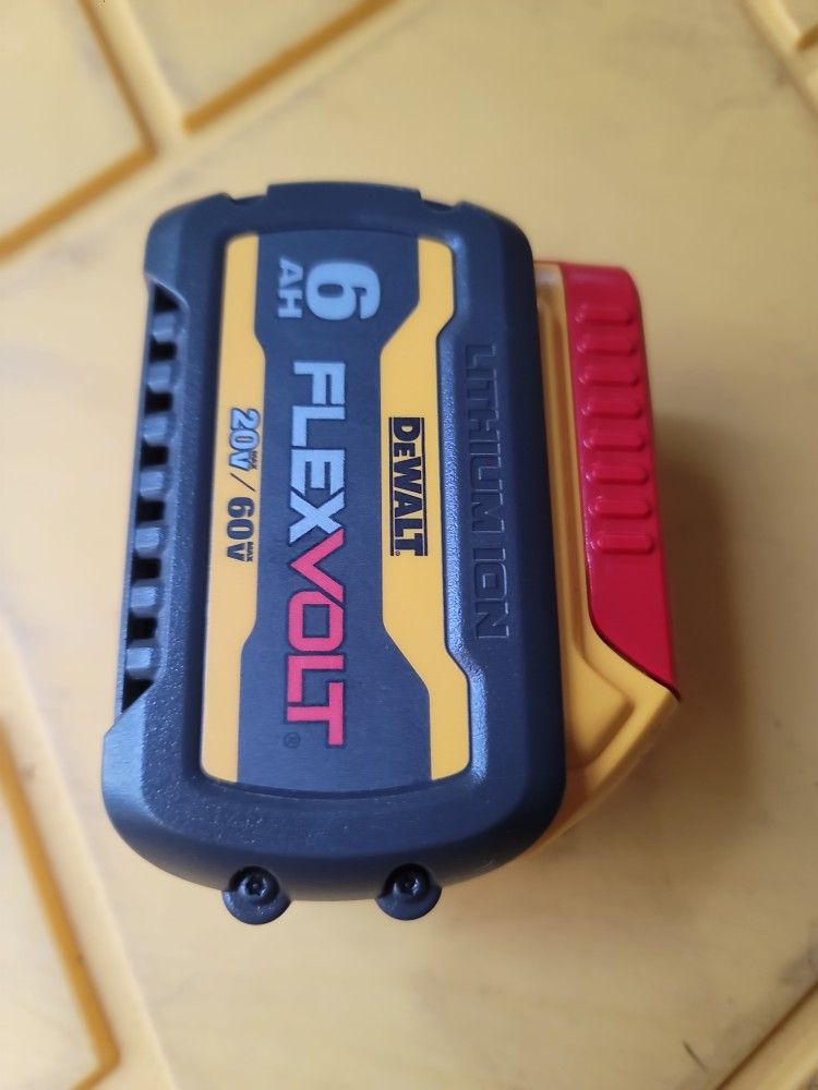 DEWALT 20V/ 60VMAX FLEXVOLT BATTERIE 6.0AH NEW