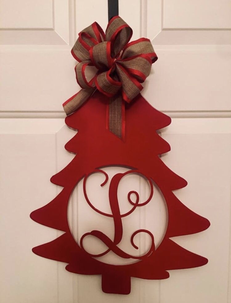 Metal Monogram Door Hangers