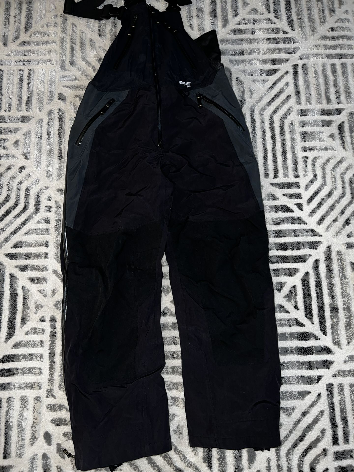 KLIM Gore-Tex XCR Snowmobile Bib Pants Men’s Large Side Zip Sled Wear Knee Padded