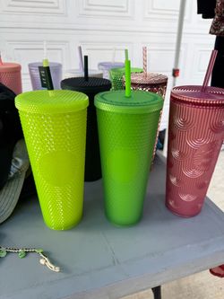 Starbucks cups  yard sale