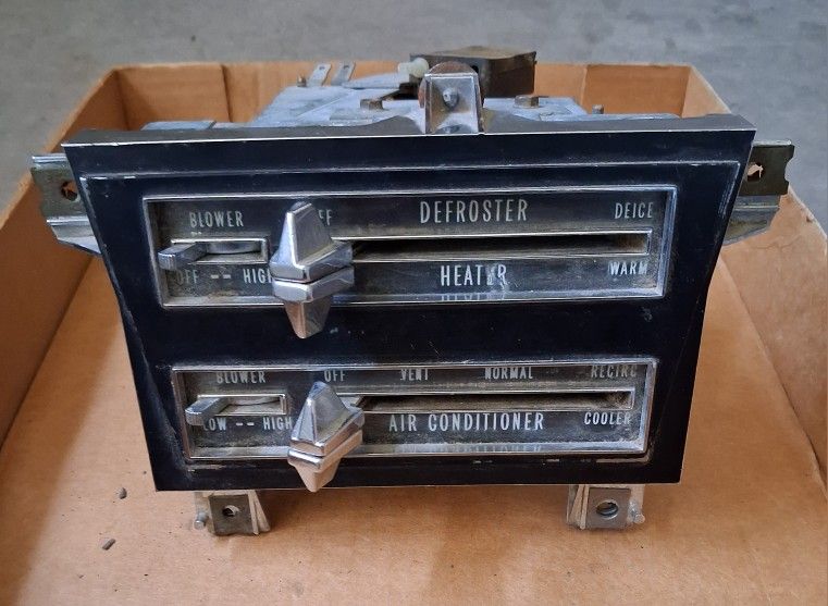 1964 Buick Riviera Hvac Control Panel