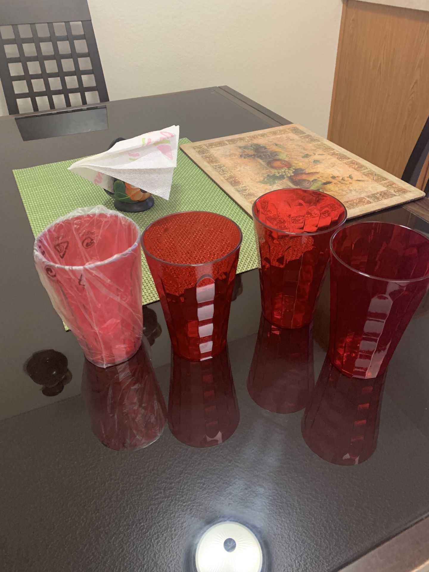 Big glass cups