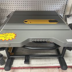 Dewalt 10” Table Saw With Rolling Stand 