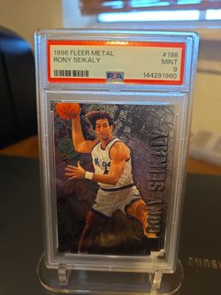 1996 Fleer Metal Rony Seikaly #198 PSA 9