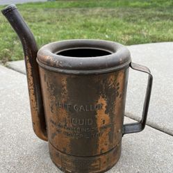 Antique Vintage Swingspout Oil Can