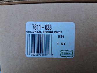 Bommer Horzontal Spring Pivots.   Brass new in boxes model 7811-633