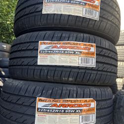225/45/18 Arroyo #4 New Tires Mount & Balance // Set De 4 Llantas Nuevas Arroyo Instaladas Y Balanceadas