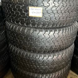 🛞SET OF 4 USED TIRES🛞 235/75/15 GOODYEAR •INSTALLED/BALANCED•