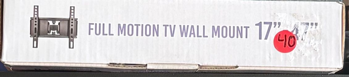 Full Motion TV Wall Mount 17–47 Inch