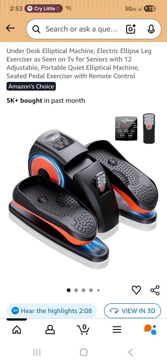 (NEW) Elliptical Machine