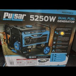 Pulsar 5250W Dual Fuel Generator – Brand New in Box! ✨