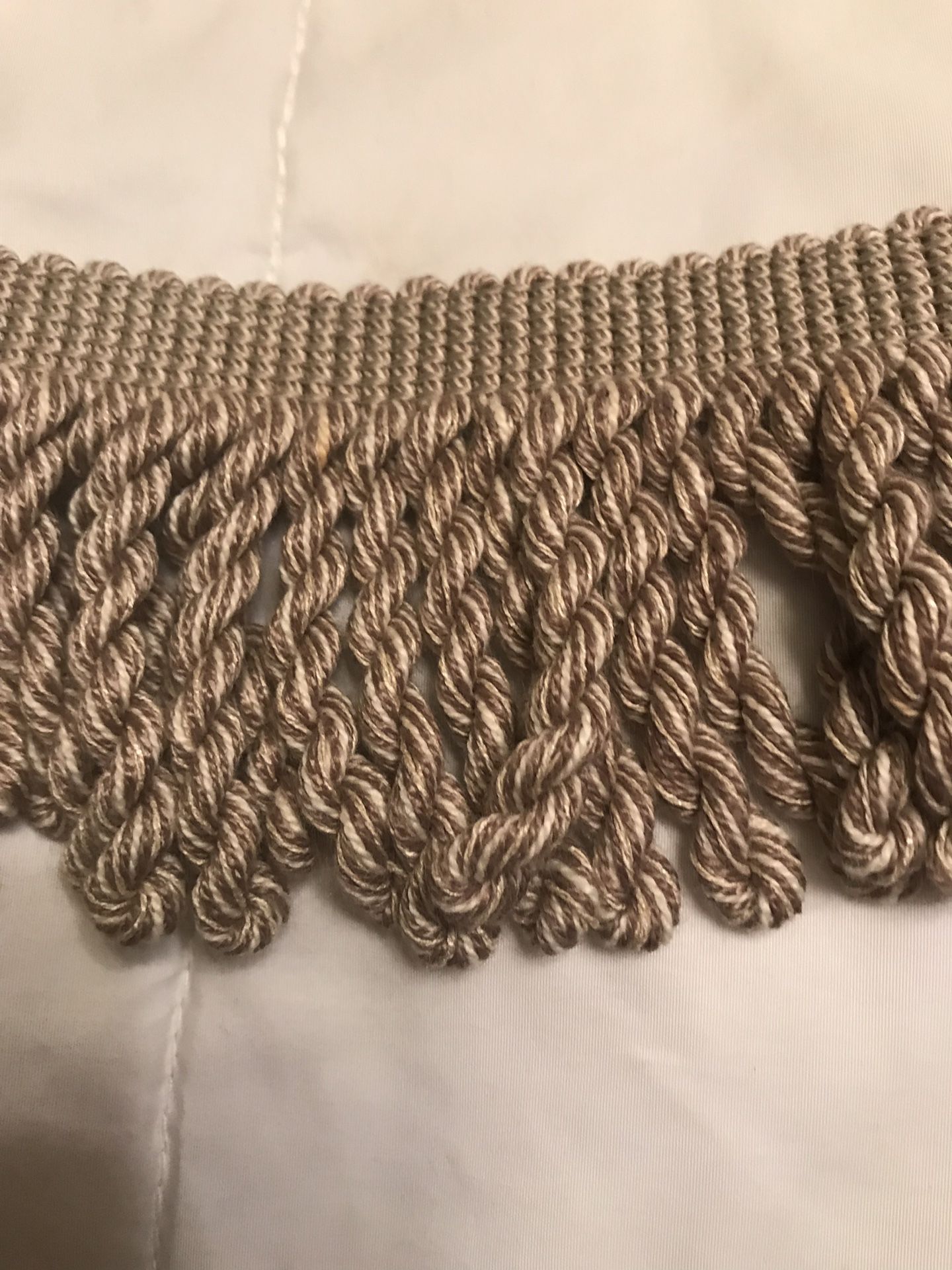 Broyhill Natural Bullion Fringe.
