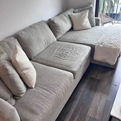 Gray Sectional Couch 