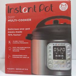 Instant Pot 7-in-1 Pressure Cooker 6 Quart