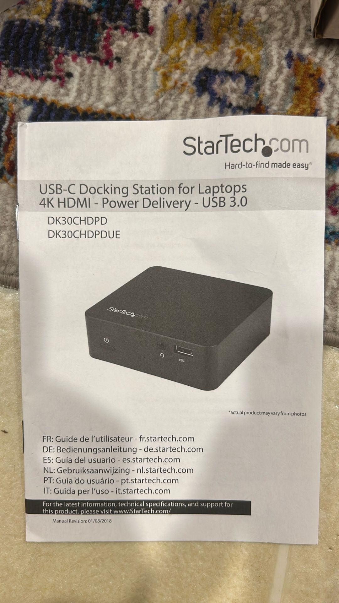 New StarTech USB-C Docking Station - 4K HDMI, USB 3.0