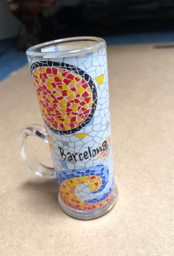 Barcelona shot glass
