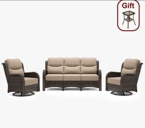 6 inch deep seating cushions high quality Costco quality patio furniture sunbrella quality cushions brand new inside the box patio swivel rocking chai
