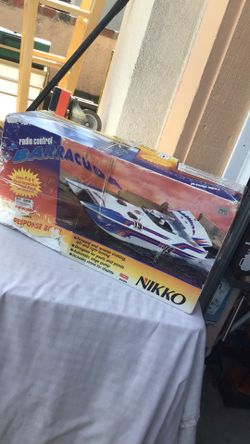 Vintage 1980s Niko barracuda thunder RC electric boat