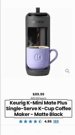 Keurig K-Mini Mate Plus Single-Serve Coffee Maker