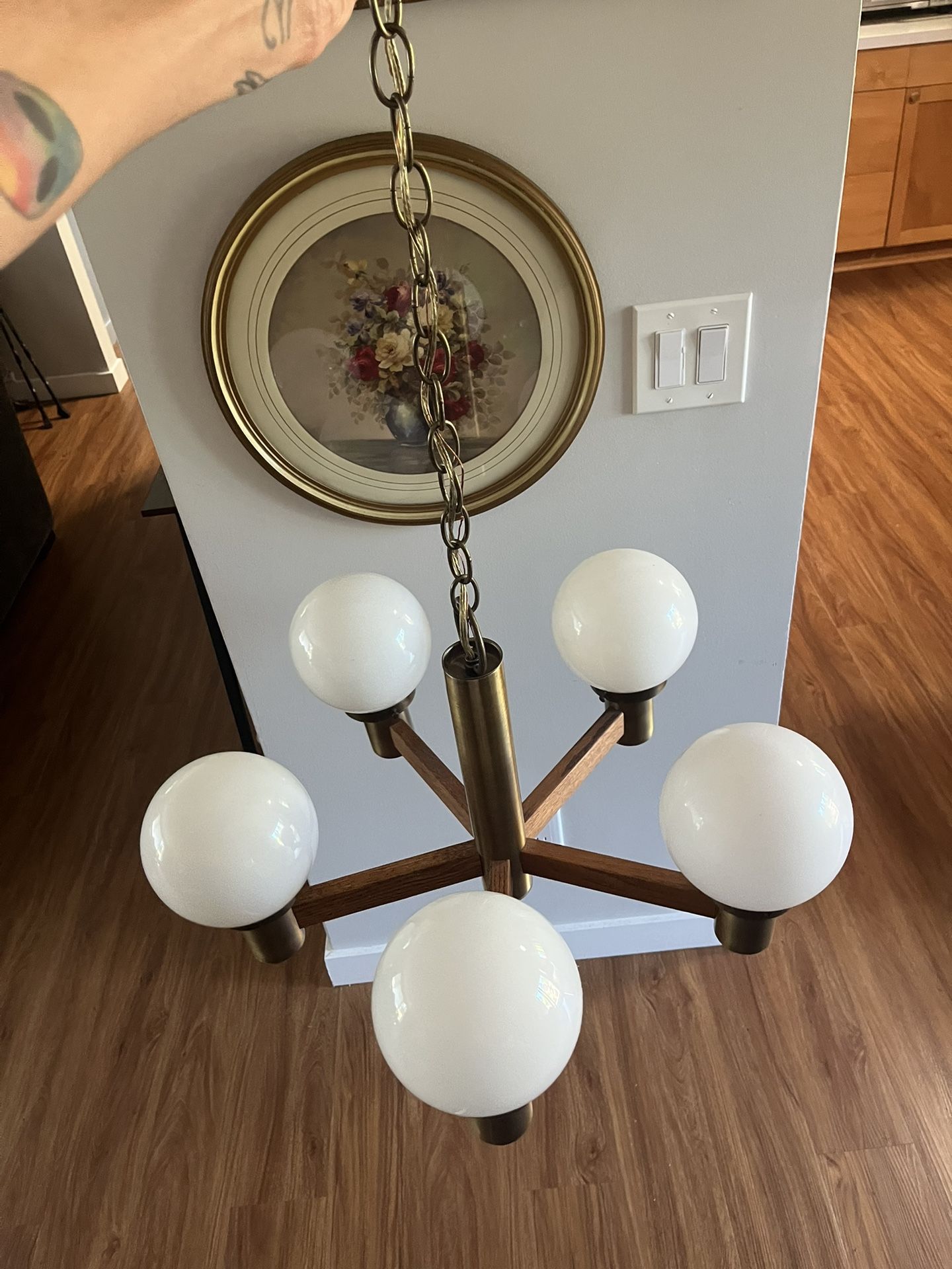 Mid Century Chandelier