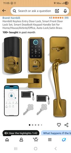 Smart Lock with Handle Set M1-BF