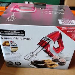Hamilton Beach Professional 5 Speed Hand Mixer 
