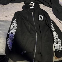 Chrome Hearts Floral Zip Up (size L)
