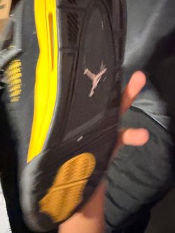 Air Jordan Sneakers Black and Yellow