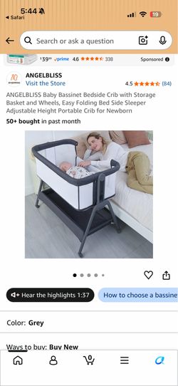 Bedside Bassinet