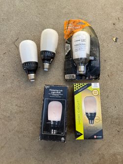 Short Circuit Flickering LED Light Bulbs Lot