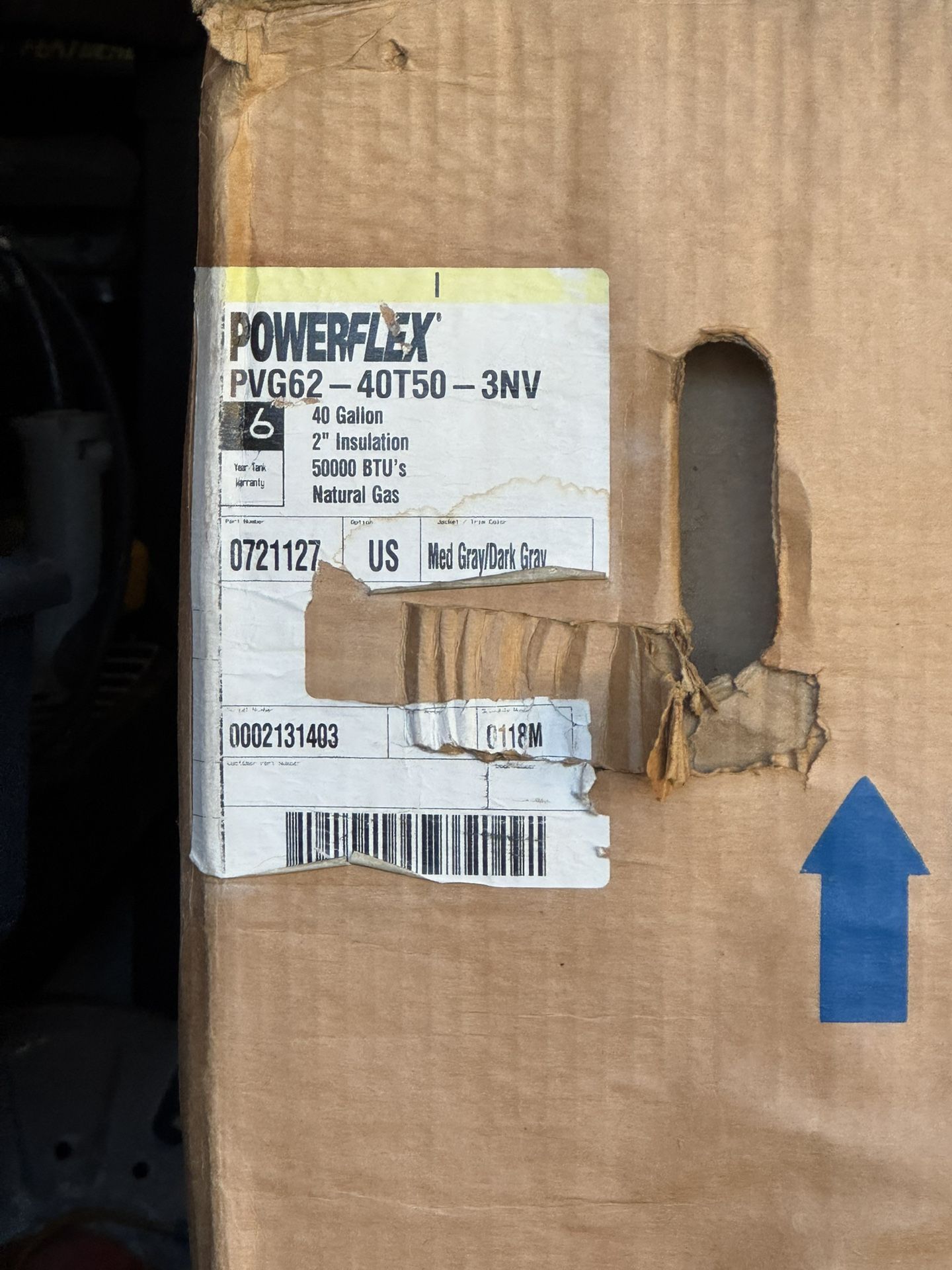 40 Gallon Power Vent Water Heater