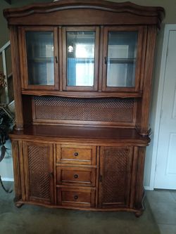 Wooden hutch