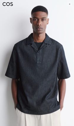 COS Denim Popover Shirt