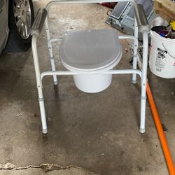 Commode- Portable, Like New 