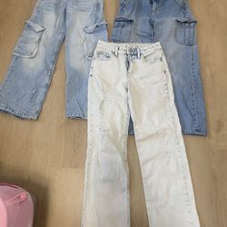 Girls Kids Jeans Bundle