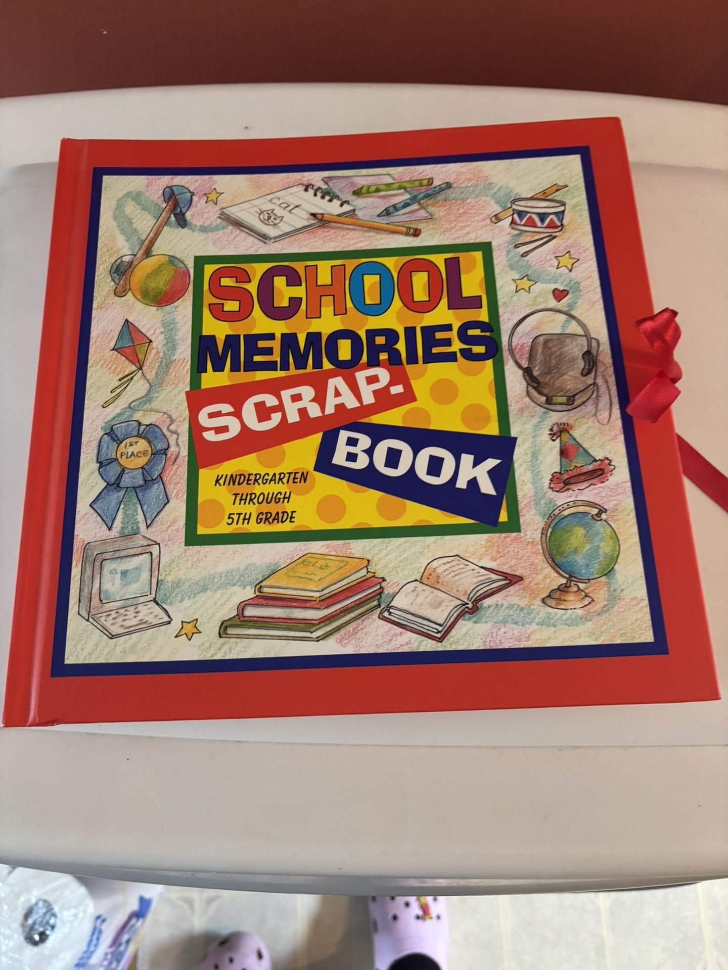 School Memories Scrapbook Vintage