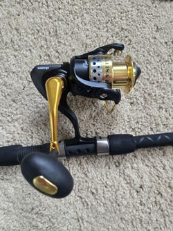 Okuma surf rod and reel