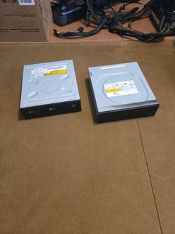 2x DVD/CD Rewritable Drives - LG GSA-H55N + Philips DH-16ABS