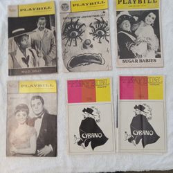 9 Vintage Broadway Playbills