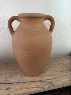 Terracotta vase