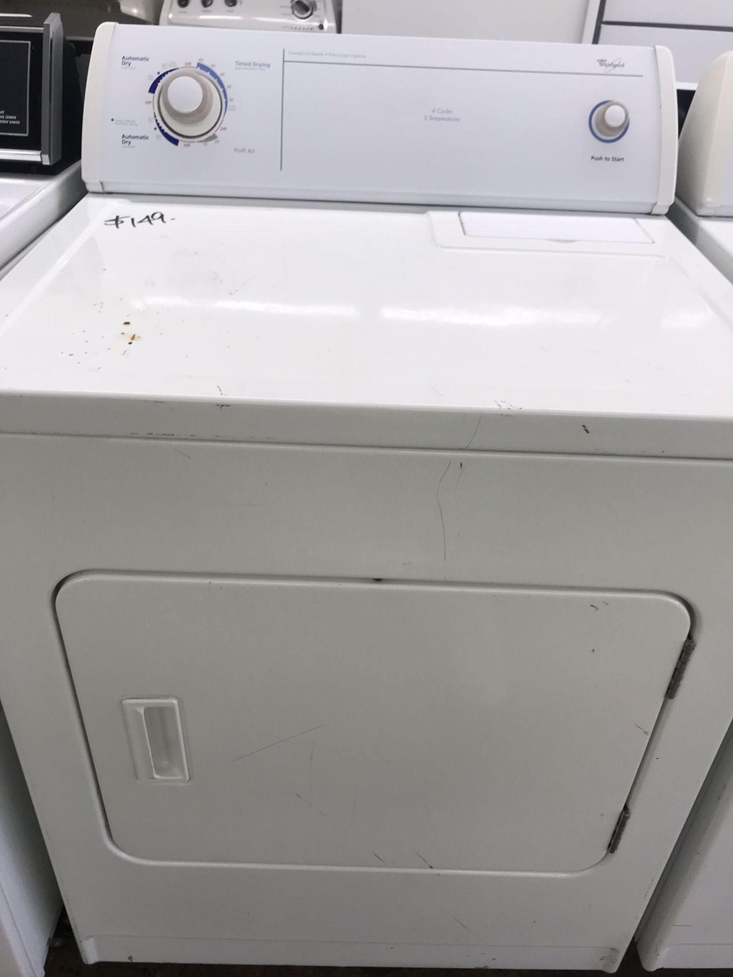Whirlpool Commercial Quality Electric Dryer - HEAVY DUTY! LARGE CAPACITY! 100% Refurbished & Guaranteed for 30 Days!