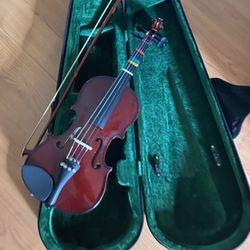 Violin With Case Half Size 1/2  