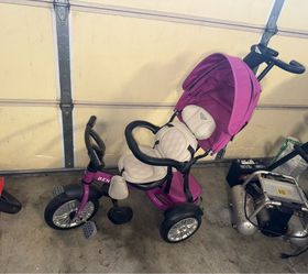 Bentley pink stroller bike