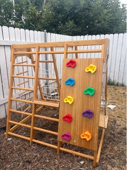 Wooden Montessori play gym
