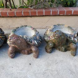 Concrete turtle planter for sale