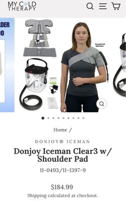 Brand New ICEMAN CLEARCUBE W/SHOULDER, S WRAP-ON PAD, NS, RH