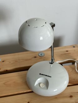 Tensor White Globe Desk Lamp
