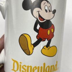 Vintage Authentic Walt Disney World Mickey Thailand Mug with Yellow Interior Perfect Condition 